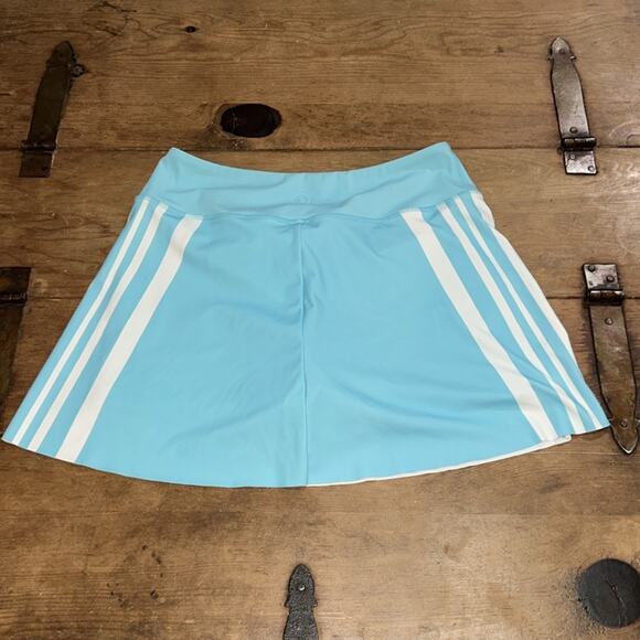 Addison Bay Womens Athletic Flounce Everyday Short Skort BL1 Baby Blue Small - Picture 7 of 10